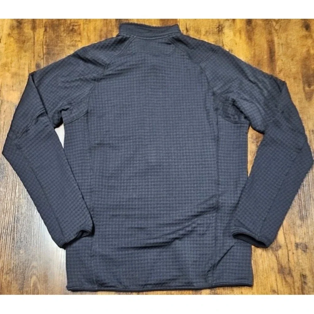 Patagonia Sweater Men Med Black R1 Regulator Fleece Pullover Half Zip Polartec